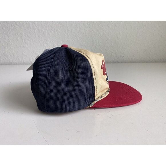 Coors Golden Banquet Beer Twill Rope Hat Tan Blue Red Retro SnapBack NEW - Picture 7 of 12